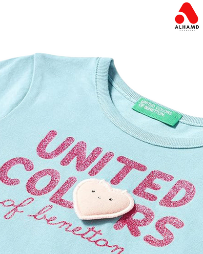 United Colors | Sea Green | Girl TShirt