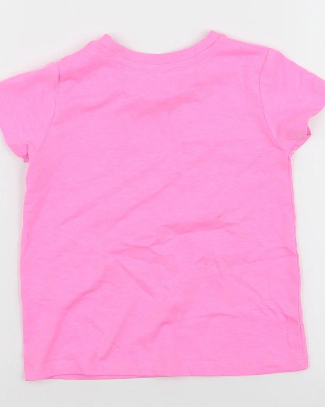 Pink T-Shirt Size| Round Neck Pullover- Flamingo |Girls