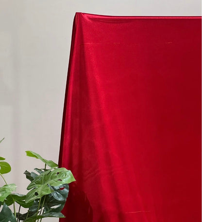 Plain Korean Velvet Fabric