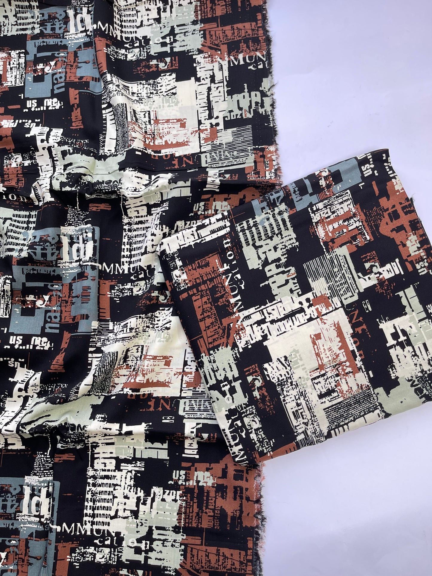 Premium Self Boski Linen | Imported Printed 2 pc | Allover