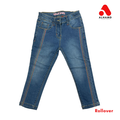 Rollover | Embroided Strips Pants| RG-01