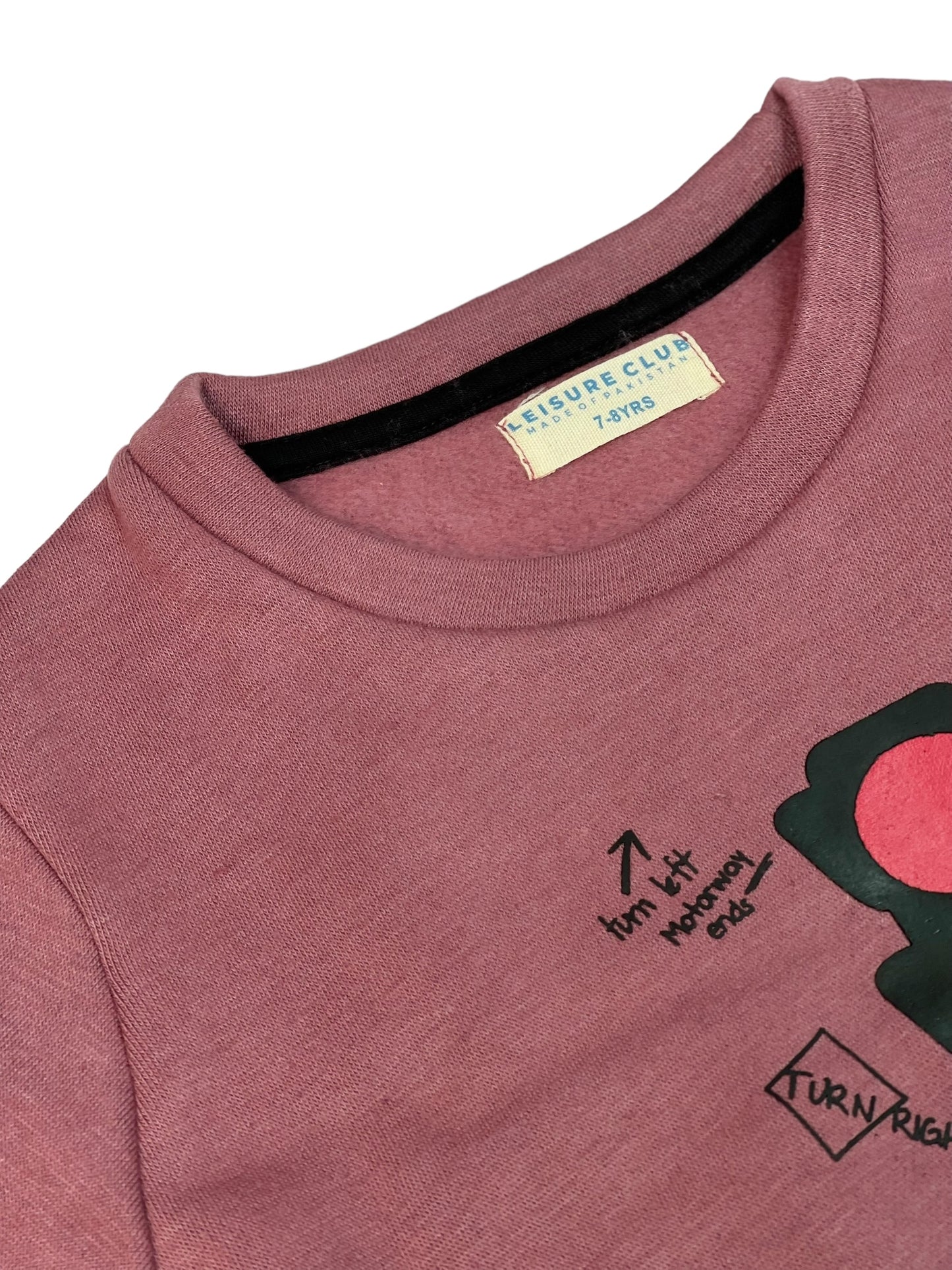 Girls Pink Cozy Fleece Shirt | Traffic Light