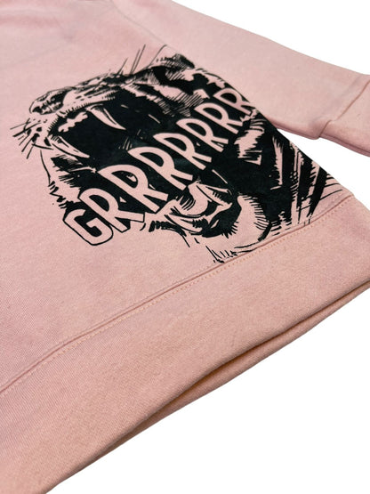 Girls Powder Pink Cozy Fleece Shirt | Graphic Shirt